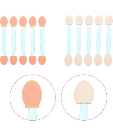 Healeved 200 Pcs Double Ended Eyeshadow Brush Cosmetic Tool Sponge Brush Sponge Eyeshadow Stick Double-sides Eye Brush Tipped Oval Makeup Tool Latex Sponge Eyeshadow Makeup Tool 6.5x1.3cmx2pcs Bluex2pcs - Buy Online on GoSupps.com