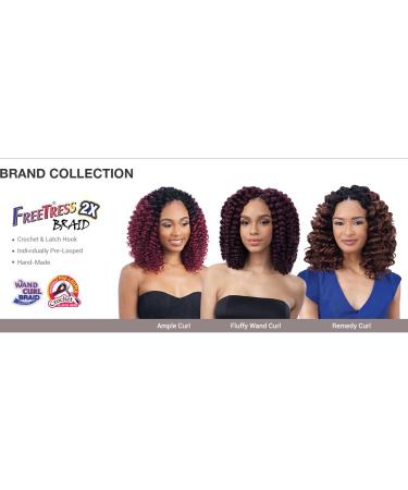 REMEDY CURL (1B Off Black) - Freetress 2X Wand Curl Crochet Braid Collection - Buy Online on GoSupps.com