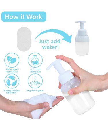 12 Pack Foaming Hand Soap Tablets- Unscented Refills for 96 fl oz Eco Friendly Cleaning - Buy Online on GoSupps.com