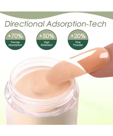 Kit de poudre de trempage pour ongles | Kit poudre trempage pour ongles translucide gel e 6 couleurs ensemble manucure fran aise bricolage longue dur e pour d butant salon maison - Buy Online on GoSupps.com