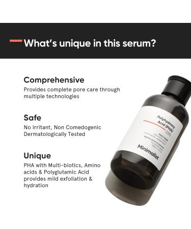 Minimalist PHA 3% Alcohol-Free Face Toner - Pore Tightening & Hydrating for Oily, Acne Prone & Sensitive Skin | 150ml - Buy Online on GoSupps.com