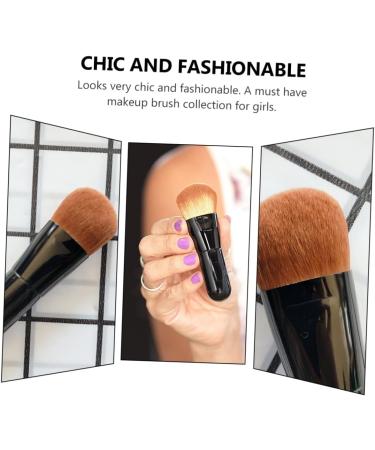 DRESSOOS Powder Foundation Brush 1Pc Foundation Brush buffing brush loose powder brush Silkier makeup brush Soft makeup brush fluffy makeup foundation makeup Face Eyeshadow cosmetic - Buy Online on GoSupps.com
