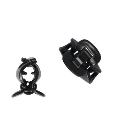 Solida Essentials Water Wave Clips - Metal-Free Black Hair Accessories (2 Pieces) | Ideal for Effortless Styling - Buy Online on GoSupps.com