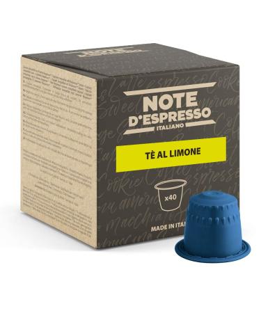 Neronobile Srl Note dEspresso Citroen Thee 40 Capsules