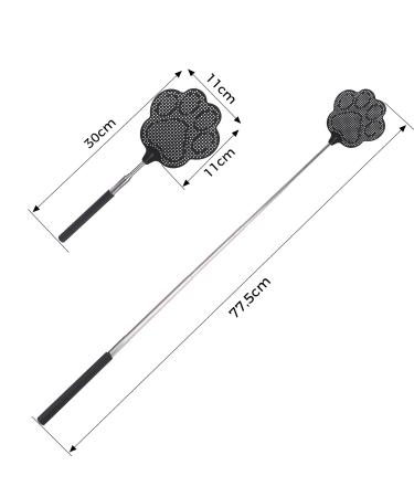 Buy Takuza Fly Gossip - 2 Pieces Pest Control with Mosquito Scraper | Effective Against Flies Wasps & Insects (Black & Brown) - Buy Online on GoSupps.com