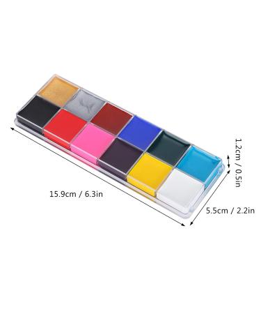 Buy 2 Sets of 12-Color Body Paint Oily Face Paint for Halloween Drama & Parties International Shipping Available! - Buy Online on GoSupps.com