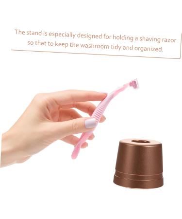 Shop Hemoton Metal Razor Stand & Shaving Brush Rack - Men's Shaving Accessories for Barber & Home Use - Buy Online on GoSupps.com
