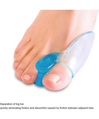 Milltrip Soft Toe Separator Bunion Corrector - Washable & Reusable Silicone Bunion Cushion for Big Toe - Relieve Pain & Protect Toe - Buy Online on GoSupps.com