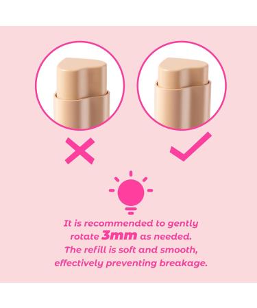 LXZJJM Heart Blush Stick Cream Multi Purpose 3 in 1 Blush Stick for Cheeks Sweet Heart Shaped Design Easy Application Smooth Velvet Finish Blush for Cheeks Eyes Lips (04# Coral Dusk 5G) 04# Coral Dusk 5 g (Pack of 1) - Buy Online on GoSupps.com