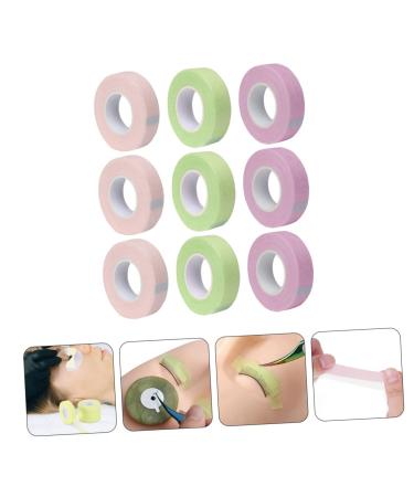 FOMIYES 36 Rolls Eyelash Extension Tape - Breathable Adhesive Fabric for Makeup | Pink & Green Duct Tape | Beauty Supplies - Buy Online on GoSupps.com