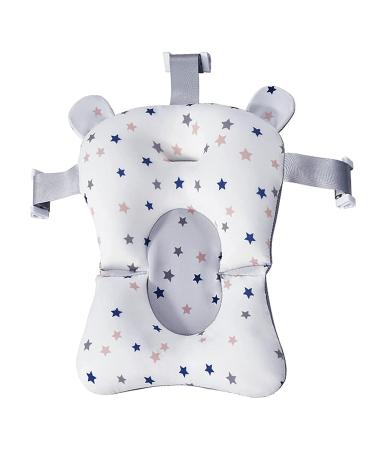 Non-Slip Baby Bath Pad with Adjustable Sling - White - Buy Online on GoSupps.com