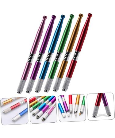 FOMIYES Microblading Pen 18 pcs Makeup Professional Permanent Pen Manual Supplies Pencil Eyebrow for Embroidered Steel Pens - Buy Online on GoSupps.com