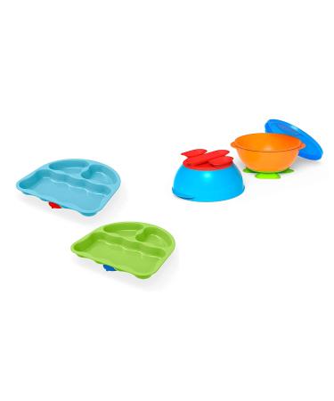 Nuk gerber graduates tri-suction plates set