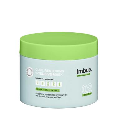 Imbue Curl Restoring Intensive Mask 10.1 fl oz - Deep conditioner protein mask | Curly Girl Compliant + Vegan