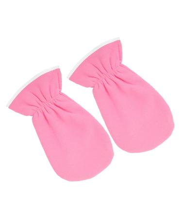 Housoutil 3 Pairs Exfoliating Hand Mask Hydrating Gloves Gel Hand Gloves Heat Preservation Gloves Essential Oil Gloves Womens Glives Spa Glove Body Polyester Pink Hand Cream