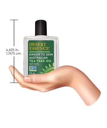 Desert Essence Kinder to Skin Australian Tea Tree Oil - Soothing Gentle Cleanser for Redness & Irritation - Vegan Gluten-Free & Cruelty-Free - 4oz - Buy Online on GoSupps.com