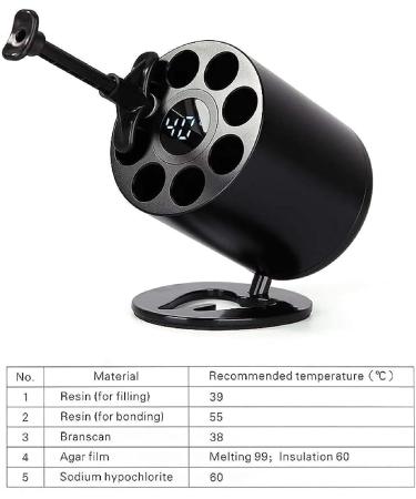 BDJSN Dental Composite Heater with LED Display - Adjustable 40 70 C Resin Warmer for Enhanced Dental Performance - Buy Online on GoSupps.com