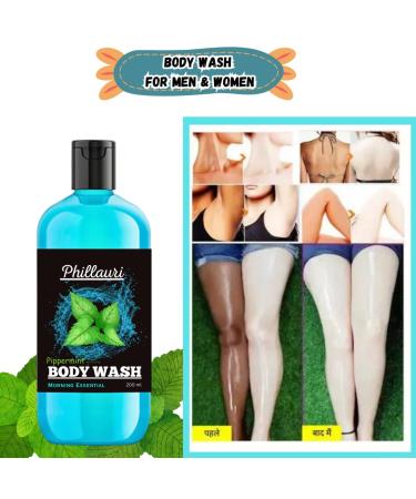 Pipperment Extract Body Wash - Moisturizing Shower Gel for Men & Women | Refreshing Skin Care - Buy Online on GoSupps.com