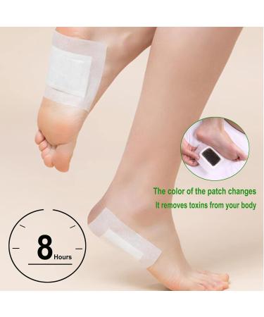 Detoxification Plaster for Feet - 100 Natural Deep Cleansing Foot Pads | Stress Relief & Deep Sleep | Adhesive Foot Care Solutions - Buy Online on GoSupps.com