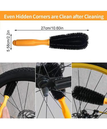 8 Piece Bike Cleaning Tools Set - Mountain, Road, City, BMX, Folding Bike - Chain/Crank/Sprocket/Tire Corner Rust/Dirt Cleaner Kit - Durable & Practical - Buy Online on GoSupps.com