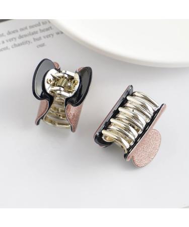 Brown Pink Nonslip Hair Claw Clips for Women and Girls - 12 Pack Durable Hair Claws for Thick and Thin Hair (CL131 I) - Buy Online on GoSupps.com