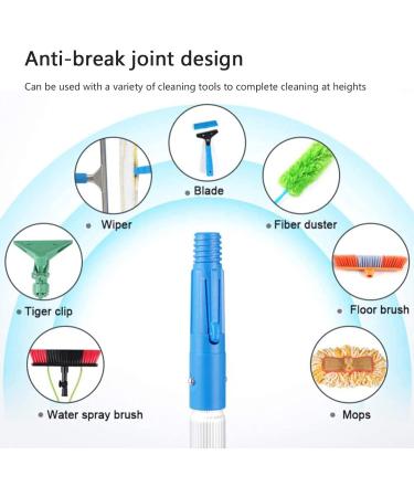 photovoltaic cleaner window cleaning pole 4-12M Water/Hose Fed Pole Cleaning Brush Equipment Window Cleaning Brush Equipment Photovoltaic Panel Cleaning 30cm Brush Head 7m 55cm Brush Head 11M/36FT - Buy Online on GoSupps.com