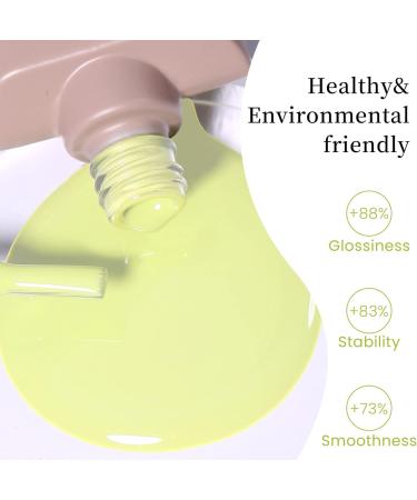 MAYCHAO 15ML Gel Nail Polish 1Pc Yellow Gel Polish Soak Off UV LED Spring Maize Nail Polish Nail Art Starter Manicure Salon DIY at Home 0.5 OZ - Buy Online on GoSupps.com