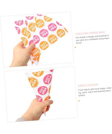 MAGICLULU 50pcs Popcorn Bag Christmas Gift Bags Mini Popcorn Boxes Treat Bags Food Packaging Bags For Clear Goody Bag Party Gift Bags Cardboard Popcorn Boxes Biscuit Cone Paper Child - Buy Online on GoSupps.com