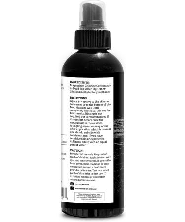 Aromasong Extra Strength Ultra-Pure Magnesium Spray for Feet + OptiMSM (23mg Magnesium in Each Spray) 8 Oz Also Used for Leg Discomfort and Promotes Calm Sleep - Buy Online on GoSupps.com