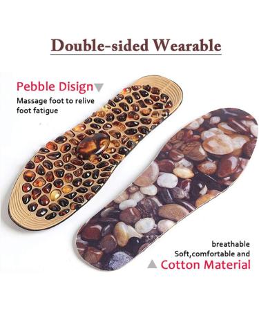 Eeuk Acupressure Massage Insoles for Men & Women - Orthopedic Rubber Cobblestone Soles to Promote Circulation & Reduce Fatigue | 1 Pair - Buy Online on GoSupps.com