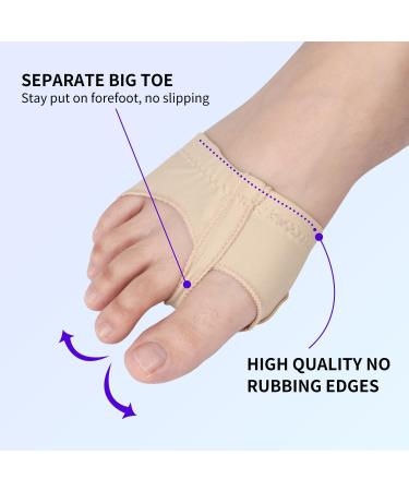 Advanced Forefoot Pad - Gel Metatarsal Cushions for Pain Relief | Ideal for Dancing Running & Morton s Neuroma - Large Beige Pair - Buy Online on GoSupps.com