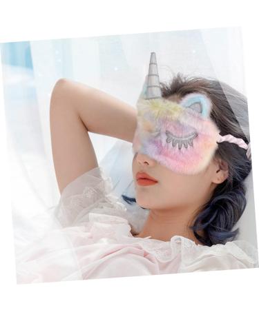 Beaupretty 6 Pcs Unicorn Eye Patch Plush Sleep Masks - Soft White Eye Masks for Restful Sleep - International Shipping Available - Buy Online on GoSupps.com