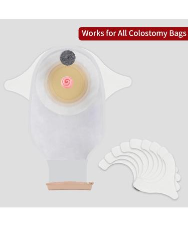 Ostomy Barrier Strips for Colostomy Bags - Y-Shaped Adhesive Strips (Pack of 20) | Premium Ostomy Supplies - Buy Online on GoSupps.com