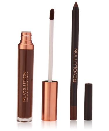 MakeUp Revolution Retro Luxe Matte Lip Kit Glory 2 pieces Pack of 2