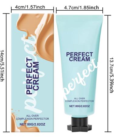 Zynewa Perfect Cream Longlasting concealer 80 g waterproof covering cream with covering brush full coverage perfect against dark circles and skin impurities for a perfect complexion - Buy Online on GoSupps.com