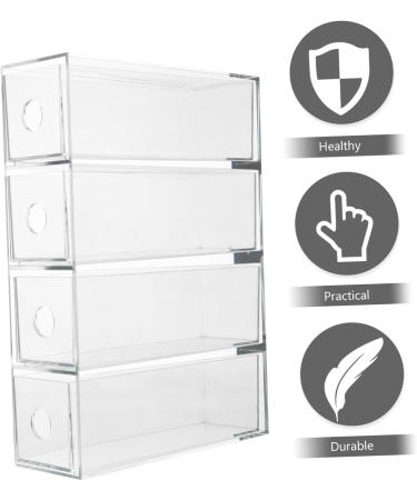 FOMIYES 2 Pcs Eye Shadow Storage Box Acrylic Drawers Vanity Drawer Organizer Eyeshadow Organizer Earth Tones - Buy Online on GoSupps.com