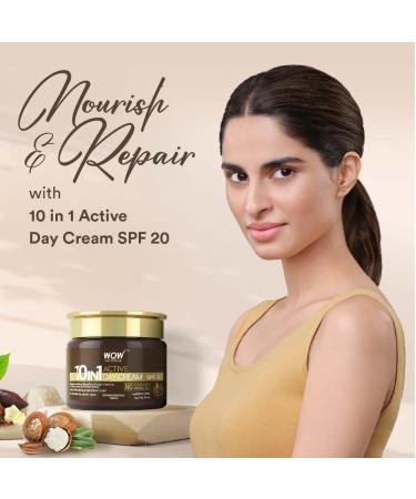 10-in-1 Active Day Cream with SPF 20 | Nourishing & Repairing | Paraben-Free & Mineral Oil-Free | 1.69 Fl Oz - International Shipping Available - Buy Online on GoSupps.com