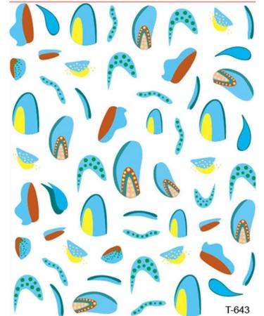 Decorations Manicure Slider Decals DIY Abstract Maple Leaf French Style Nail Art Stickers(Set 02) - Buy Online on GoSupps.com