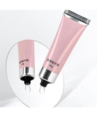 Solid Nail Glue Gel Press Nail Glue 30g Clear Gel for Solid Nails | Pressure Nail Glue Soft Gel Nail Glue Long Lasting Acrylic Nail Glue - Buy Online on GoSupps.com