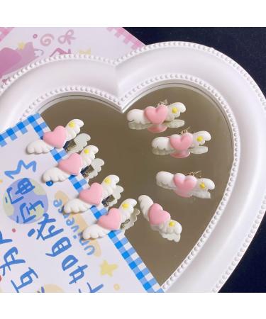 Limtula Superlatives Duckbill Heart Wing Hairpin for Woman Cute Sweet Style Charm Hair Clip Aesthetics Matte Hair Accessories White - Buy Online on GoSupps.com