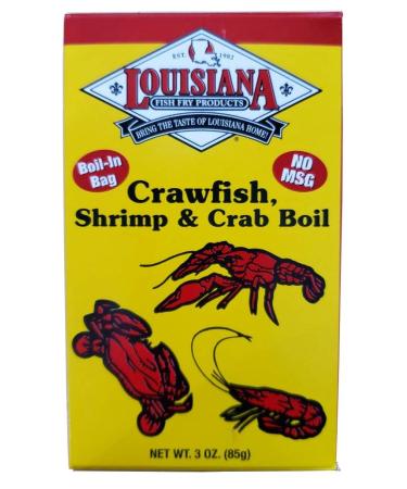 Louisiana Fish Fry Products Crawfish Shrimp and Crab Boil (Boil-in Bag) 3 oz / 85g