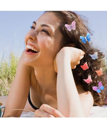 58 pcs Hair Clips Set for Women and Girls - Mini Cute Butterfly Clips in Multiple Colors - Pastel Hair Accessories for Girls and Women - Buy Online on GoSupps.com
