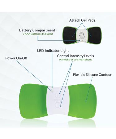 Hollywog Witouch Pro: Cordless Ten Unit Pain Management Device with Bluetooth & 3 Reusable Gel Pads - International Shipping Available - Buy Online on GoSupps.com