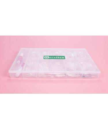 Cell 500 Soft Gel Artificial Nail Tips - Full Cover Almond Fake Nails Set with Glue for Nail Art - Buy Online on GoSupps.com