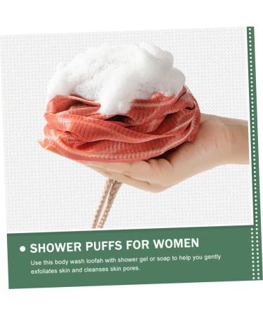 Beavorty Rose Body Scrub Set for Women - 3pcs Flower Bath Scrubs, Loofah Sponge, Exfoliating Balls - Buy Online on GoSupps.com
