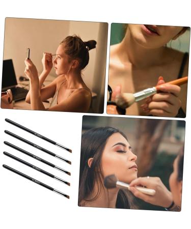 5pcs Makeup Brush Cosmetic Brush Makeup Eyeliner Brush Eyebrow Brush Flat Brush Make up Girl - Buy Online on GoSupps.com