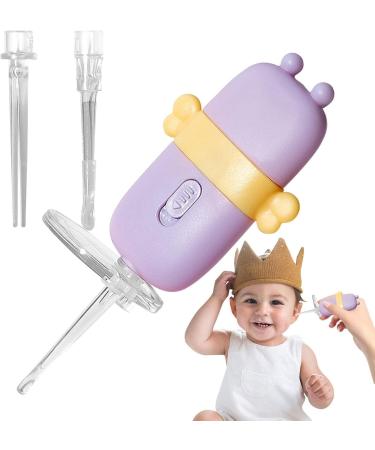 Earwax Removal Tools | Noctilucent Soft Cute Portable Ear Digging Spoon - Reusable Ear Wax Cleaning Tool Washable Effective Earwax Removal Kit with Glass for Kids Ear Digging Purple - Buy Online on GoSupps.com