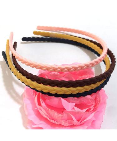 Yazon Headbands for Girls & Women - 12 Pack Thin 6mm Plastic Headbands with Teeth - Ideal Hair Accessories - Buy Online on GoSupps.com