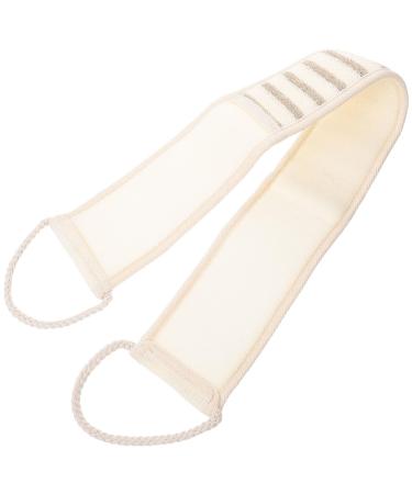 Baluue Exfoliating Wash Cloth Exfoliating Washcloth Towel with Handles Back Cleaner Wash Strap Back Scrubber Washer for Shower Bath
