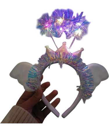 amangul LED Light Up Angel Headband for Women and Teens Perfect for Parties and Halloween Headpiece Hair bands Accessory(C5) - Buy Online on GoSupps.com